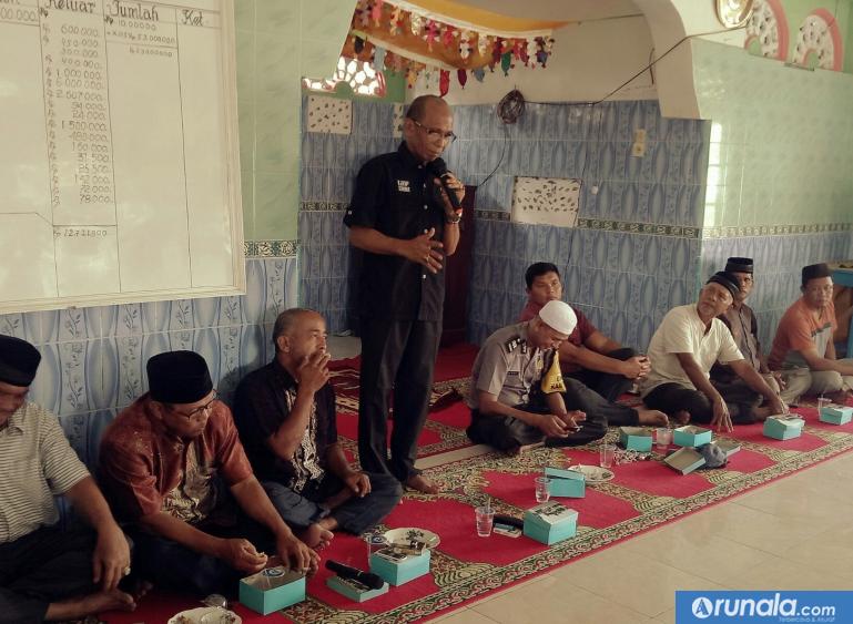Anggota DPRD Sumbar Muhammad Nurnas saat reses di Kanagarian Katapiang, Senin (20/1). (ist)