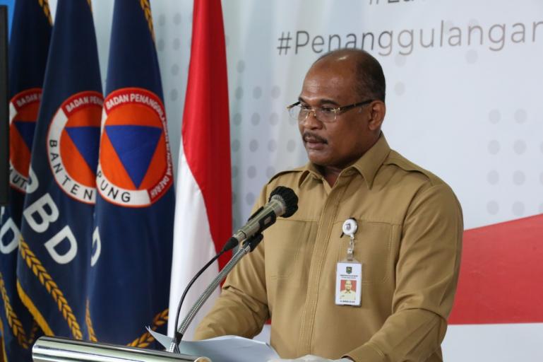 Direktur Manajemen Penanggulangan Bencana dan Kebakaran, Kemendagri, Safrizal ZA, saat sampaikan kebijakan Kemendagri soal penanganan Covid-19. (Foto: Isitimewa)