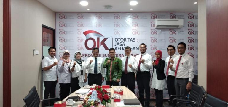 Anggota DPD Alirman Sori OJK perwakilan Sumbar dalam rangka istirahat sidang (reses) masa sidang kedua 2019-2020, Senin (2/3). (Foto : Istimewa)