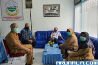 Ketua Organda Sumbar S Budi Syukur bersama Dinas Perhubungan Sumbar dan Dinas Kesehatan Sumbar matangkan rencana untuk uji Swab gratis pada ribuan awak angkutan di Sumbar, Senin (22/6). (Foto : Dyz)