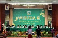 Rektor: Prosesi Wisuda Diharapkan Tak Kurangi Makna Kelulusan: Unand Luluskan 1.103 Wisudawan  Secara Daring