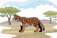 Sempat Meneror Warga: Warga Gantung Ciri Tangkap Seekor Harimau