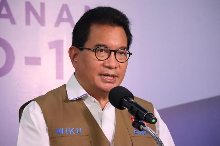 Foto insert : Jubir Satgas Penanganan Covid-19 BNPB, Wiku Bakti Bawono Adisasmito. (Dok : Istimewa)