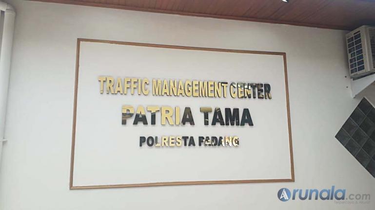 Lokasi TMC Polresta Padang yang akan segera diresmikan penggunaannya, Selasa (18/8). (Foto : Can)