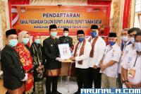 Pilkada Kabupaten Tanahdatar: Paslon Eka Putra-Richi Aprian jadi Pendaftar Pertama