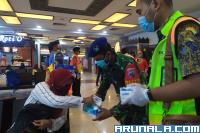 Penerbangan Jangan Abaikan Prinsip 3S+1C: Penumpang di BIM Diedukasi Protokol Kesehatan