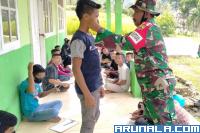 Personel TMMD Sosialisasikan Protokol Kesehatan