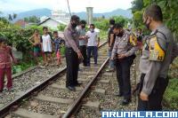 Zurtini Tewas Ditabrak Kereta Api di Aur Duri