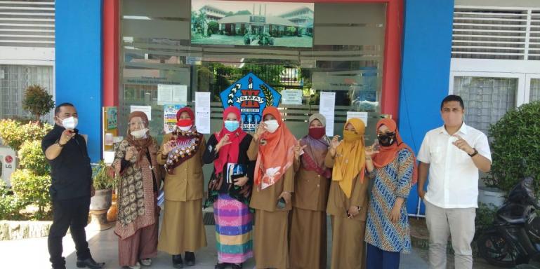 SMA 3 Padang bertekad rebut kembali prestasi Anugerah Keterbukaan Informasi Publik (KIP) 2020, Selasa (20/10). (Dok : istimewa)