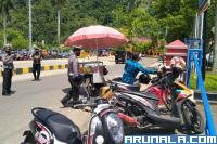 Sat Lantas Polres Pessel Gelar Patroli Rutin: Parkir di Bahu Jalan, Sejumlah Ranmor Ditertibkan