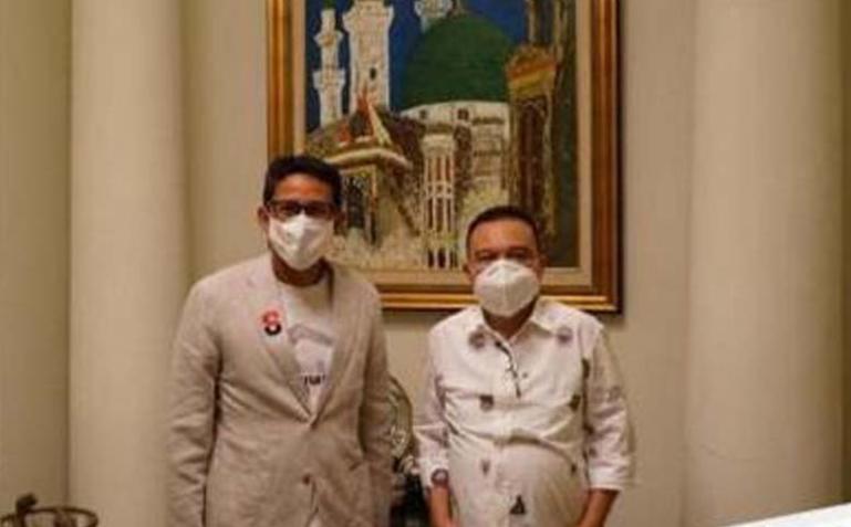 Dua petinggi Partai Gerindra Sufmi Dasco Ahmad dan Sandiaga Salahuddin Uno akan ke Padang untuk mengkampenyekan kemenangan NA-IC. (Dok : Istimewa)