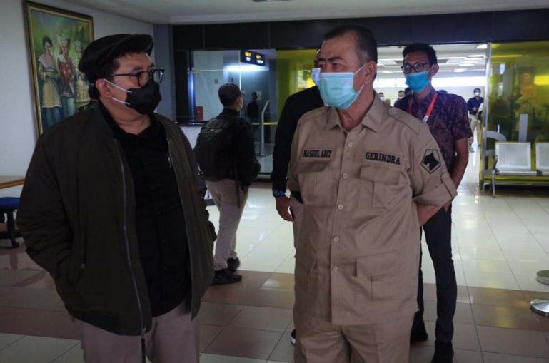 Wakil Ketua Dewan Pembina Partai Gerindra, Fadli Zon saat dijempun Cagub Sumbar Nasrul Abit di BIM, Jumat (27/11). (Dok : Istimewa)