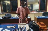 Berdasarkan Laporan Masyarakat: Edarkan Ganja, Riki Refnadi Dibekuk Polisi di Ganting