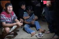 Pelaku JN tidak berkutik saat digaruk Satnarkoba Polres Pessel, di Lakitkan, Kamis dini hari (28/1). (Dok : Istimewa)