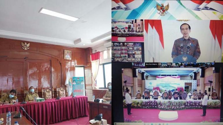 Zoom Meeting Penanda tanganan komitmen kerjasama antara PMA dan PMDN dengan pelaku UMKM di seluruh Indonesia, Senin (18/1). (Dok : Istimewa)