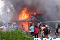 Dailipal: Kerugian Ditaksir Mencapai Rp750 Juta: Empat Unit Rumah Warga Hangus Terbakar di Silaut