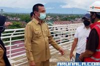 Pengerjaan Pembangunan Segera Rampung: Genius Tinjau Pembangunan Pasar Rakyat Pariaman