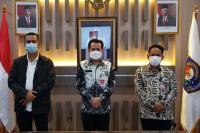 Wali Kota Genius Umar saat menemui Kepala BPP Kemendagri RI, Agus Fatoni, Jumat (12/2). (Dok Istimewa)