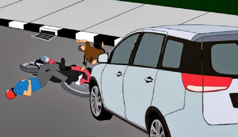 Ilustrasi kecelakaan beruntun. (Dok : Istimewa)