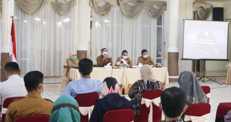 Sekitar 2.000 an pasukan medsos Kota Pariaman siap promosikan pariwisata kota Tabuik itu ke berbagai lapisan, Selasa (9/2). (Dok : Istimewa)