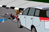 Empat Kendaraan Laka Beruntun, Dua Pelajar Luka-Luka