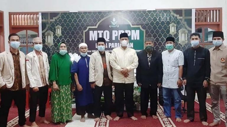 Wakil Wali Kota Pariaman, Mardison Mahyuddin saat menghadiri pembukaan MTQ tingkat SMP dan Remaja Masjid Kota Pariaman, Sabtu (1/5). (Dok : Istimewa)