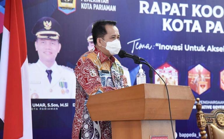 Bappeda Pariaman Adakan Rakor Kelitbangan Agus Fatoni Motivasi ASN Agar Berinovasi