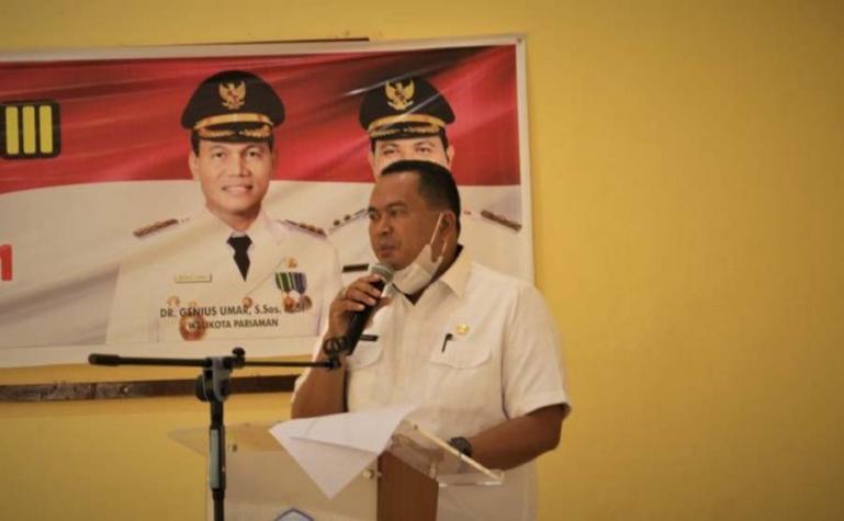 Sekko Pariaman, Yota Balad beri arahan saat membuka Latsar CPNS Pemko Pariaman, Rabu (9/6). (Dok : Istimewa)