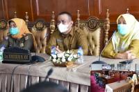 Wawako Pariaman Vidcon dengan Wagub Sumbar