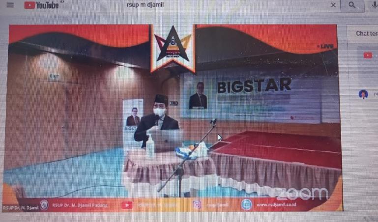 Dr dr Dovy Djanas SpOG (K), Direktur SDM, Pendidikan dan Umum RSUP M Djamil sekaligus inisiator inovasi BIGstar, Kamis (23/9). (Dok : Istimewa)