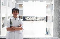 Refa Rahmaddiansyah, mahasiswa Fakultas Kedokteran, Unand yang meraih juara pertama ajang pemilihan mahasiswa berpretasi (Pilmapres) 2021 nasional. (Dok : Istimewa)
