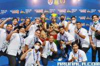 Kontingen Sumbar dari cabor Cricket untuk PON XX Papua tiba di Sentani Kabupaten Jayapura, Rabu (22/9). (Foto : Can)