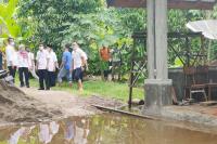 Genius Tinjau Lokasi Banjir di KJA