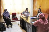 Proses sidang adjudikasi antara LAI dengan PT Angkasa Pura di KI Sumbar, Jumat (22/10).(Dok : Istimewa)