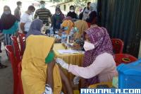 Reskrim Polres Pessel Gelar Vaksinasi Massal