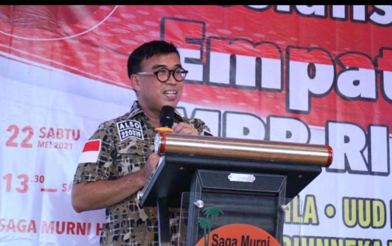 Anggota DPD RI asal Dapil Sumatera Barat, Alirman Sori. (Dok : Istimewa)