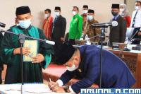 Ade Sudarman Dilantik jadi Wakil Ketua DPRD Dharmasraya