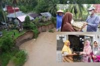 Empat Rumah Warga Nyaris Terban di Pariaman Selatan: Wako Minta segera Lakukan Penanganan