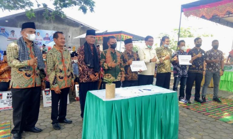 Suasana pelantikan ketua RW dan RT Kelurahan Kampung Lapai, di PAUD Amanah, Wisma Indah II Lapai, Padang, Sabtu (8/1). (Dok : Istimewa)