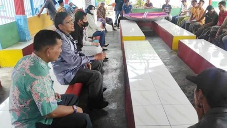 Dinas Dikpora Kota Pariaman saat adakan program Diktalapas bagi warga binaan Lapas klas II B Pariaman, Jumat (4/2). (Dok : Istimewa)