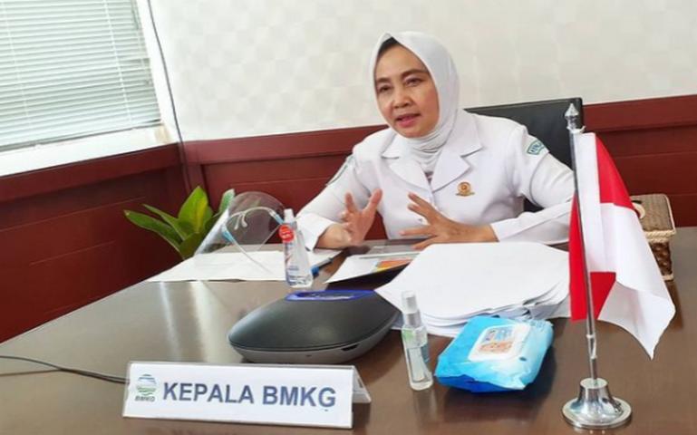 Kepala BMKG, Dwikorita Karnawati. (Dok : Istimewa)