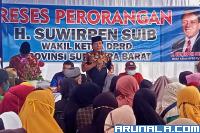 Wakil Ketua DPRD Sumbar Lakukan Reses ke Dapil: Suwirpen Minta Data Penerima PKH Diperbarui