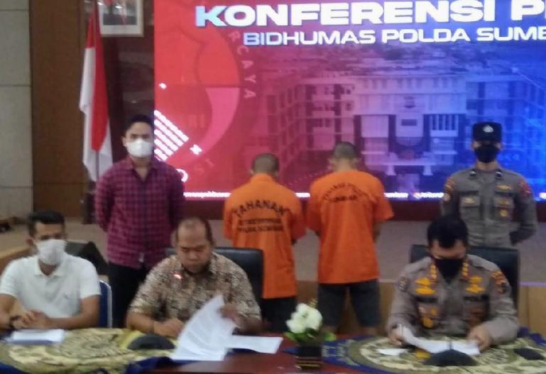 Kabid Humas Polda Sumbar, Kombes Pol Satake Bayu Setianto saat konpres di Mapolda Sumbar, Jumat kemarin (4/3). (Dok : Istimewa)