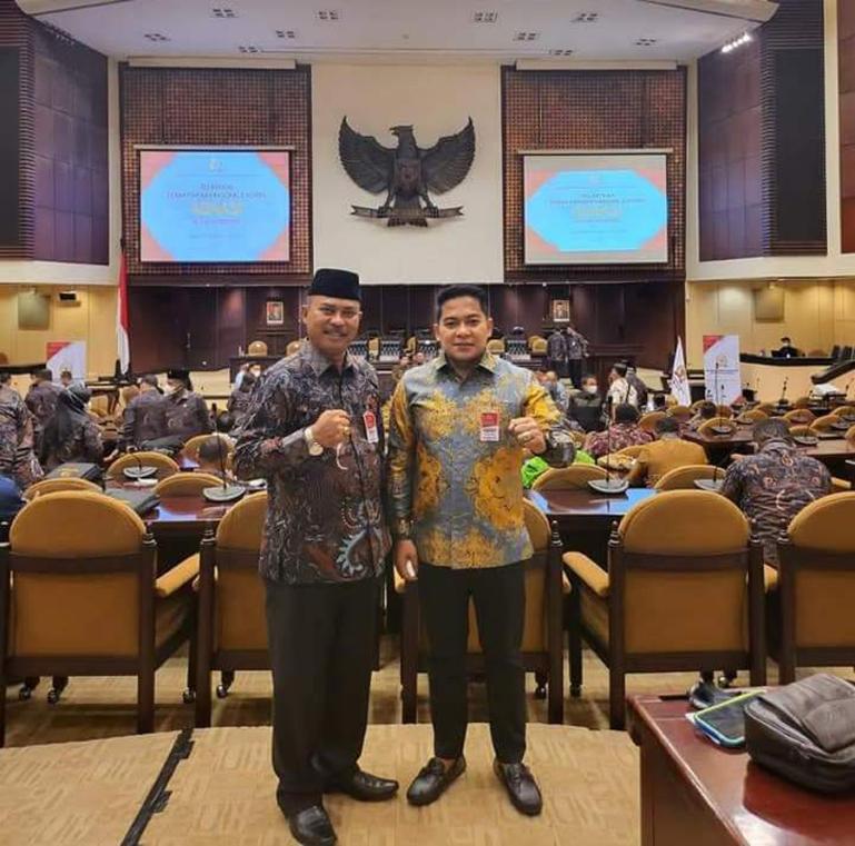 Ketua DPRD Kabupaten Dharmasraya, Pariyanto sebelum acara pelantikan pengurus baru Adkas di Jakarta, Senin (14/3). (Dok : Istimewa)