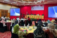 Ketua DPRD Sumbar, Supardi saat menjelaskan kondisi DTKS Sumbar saat ini pada rakor data penerima bantuan PBI-JK yang diadakan Dinsos Sumbar, Rabu (16/3). (Dok : Istimewa)