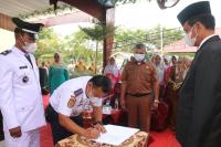 Sertijab Tiga Kades Terpilih di Kota Pariaman: Genius Minta Kades Baru Bekerja Profesional