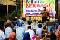 Suhatri Bur Hadiri Temu Reuni SMP 1 Standar Sungai Sariak 88: Sediakan 110 Paket untuk Anak Yatim dan Fakir Miskin