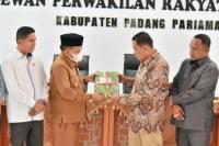 Pemkab Padangpariaman Sampaikan LKPJ 2021: Rahmang: Padangpariaman kembali Pertahankan WTP