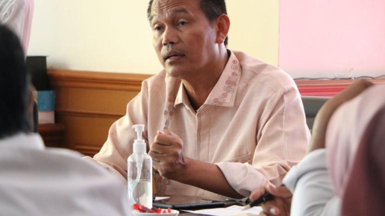 Wako Genius Umar lakukan rapat mendadat dengan Dinkes menyangkut pelayanan kesehatan masyarakat di kota itu, Jumat sore (13/5). (Dok : Istimewa)