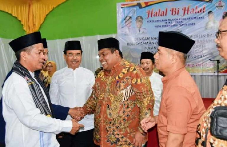Bupati Suhatri Bur hadiri Halalbihalal KTKS Pekanbaru, Kamis (25/5) kemarin. (Dok : Istimewa)